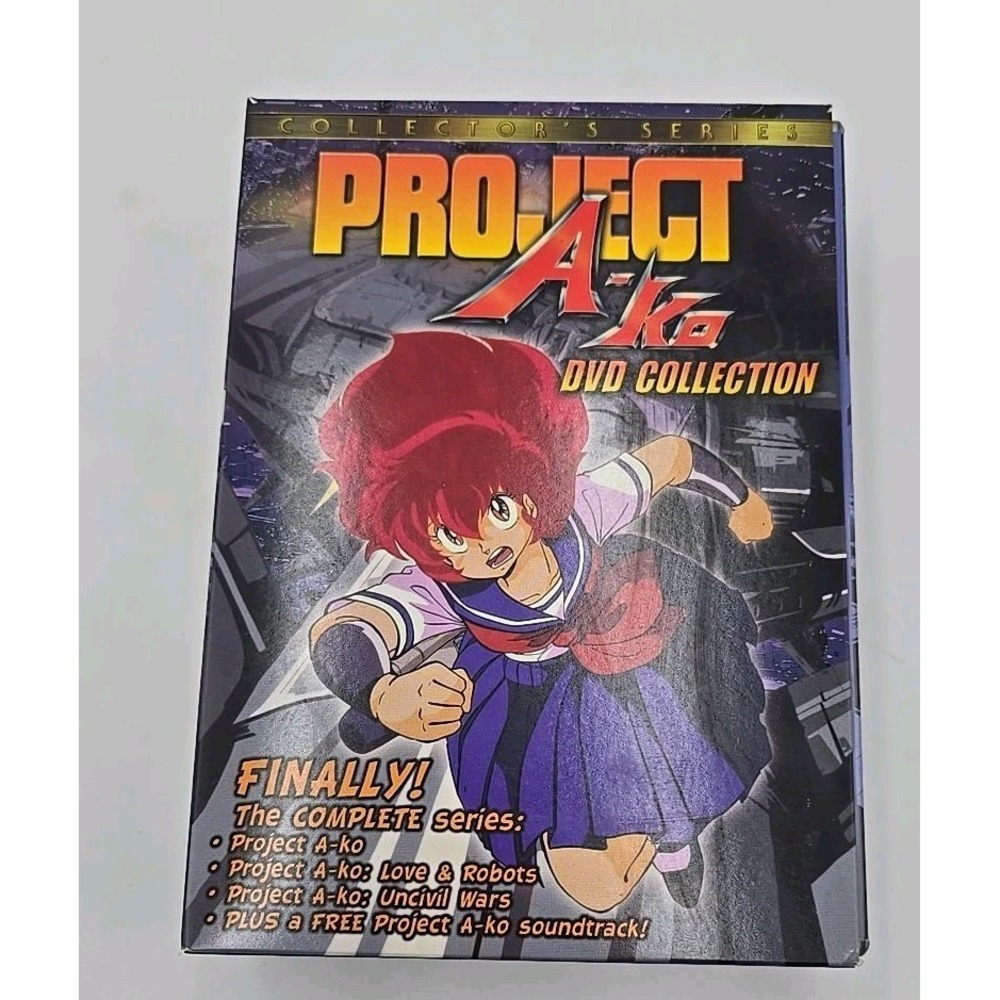 Project A-KO Dvd Collection (DVD, 2002) Anime Bubblegum Action Sci-Fi Cult VTG